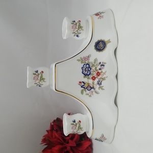 Royal Tara Fine Bone China Harmony 3 Light Candelabra